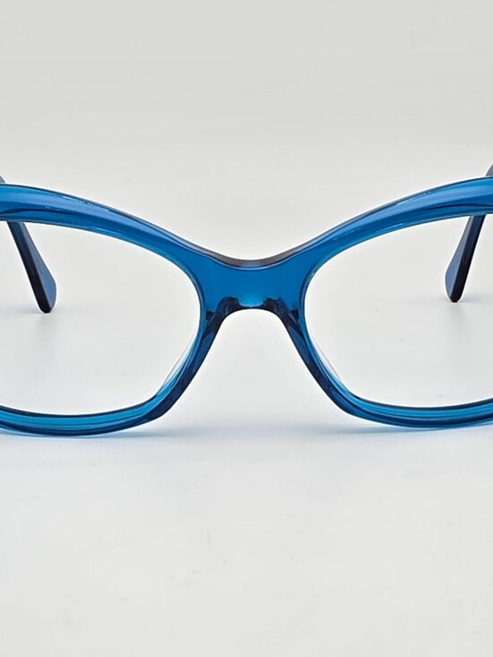 Jean Lafont Paris Fauve 439 Crystal Blue Sunglasses Frame France 53-16-120 main image 11